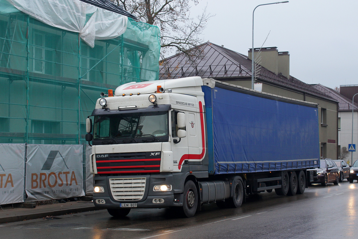 Литва, № LEM 807 — DAF XF105 FT