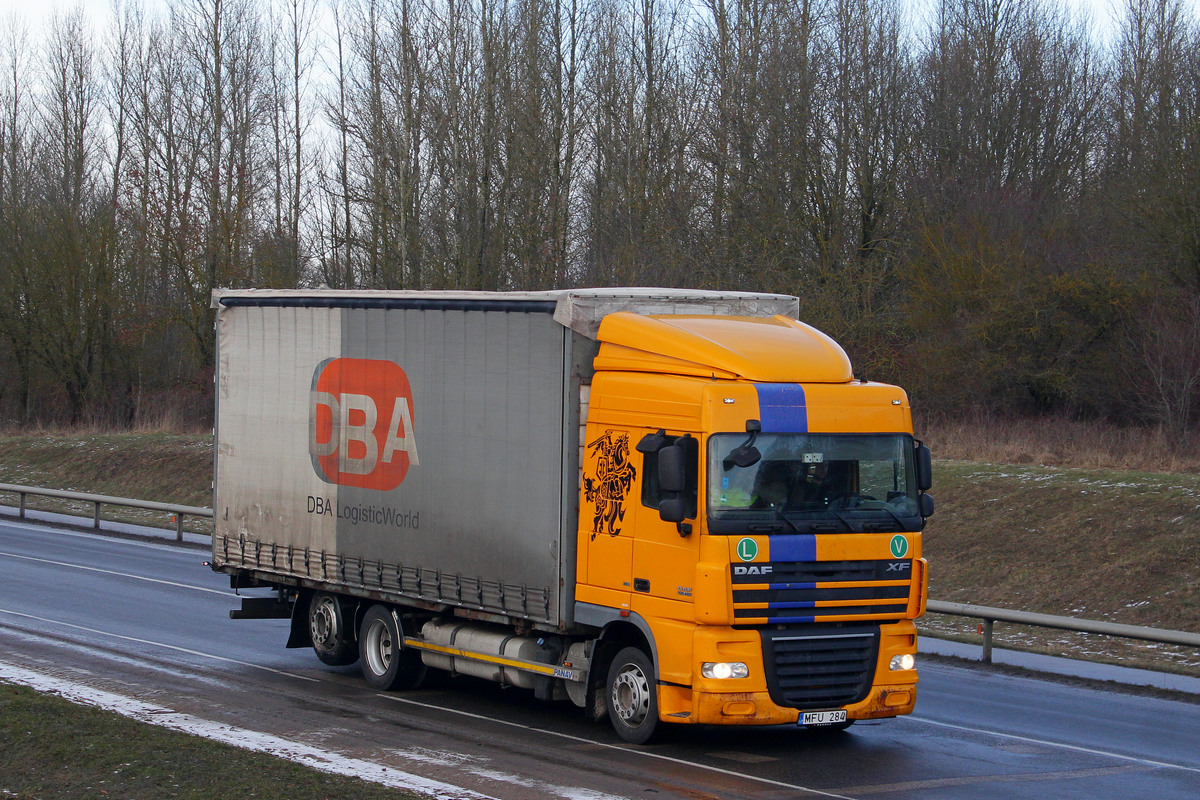 Литва, № MFU 284 — DAF XF105 FAR