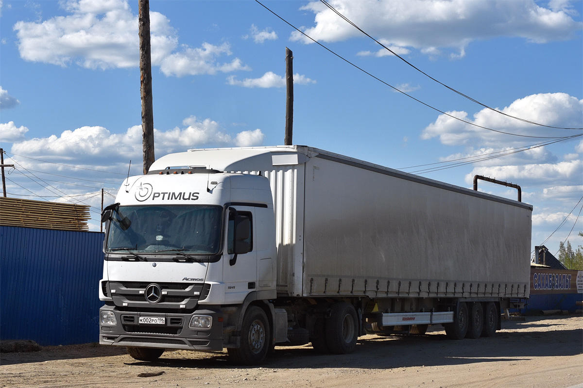 Свердловская область, № К 002 РО 196 — Mercedes-Benz Actros '09 1841 [Z9M]; Свердловская область, № ВМ 3036 66 — 9322-0000010 [972200]