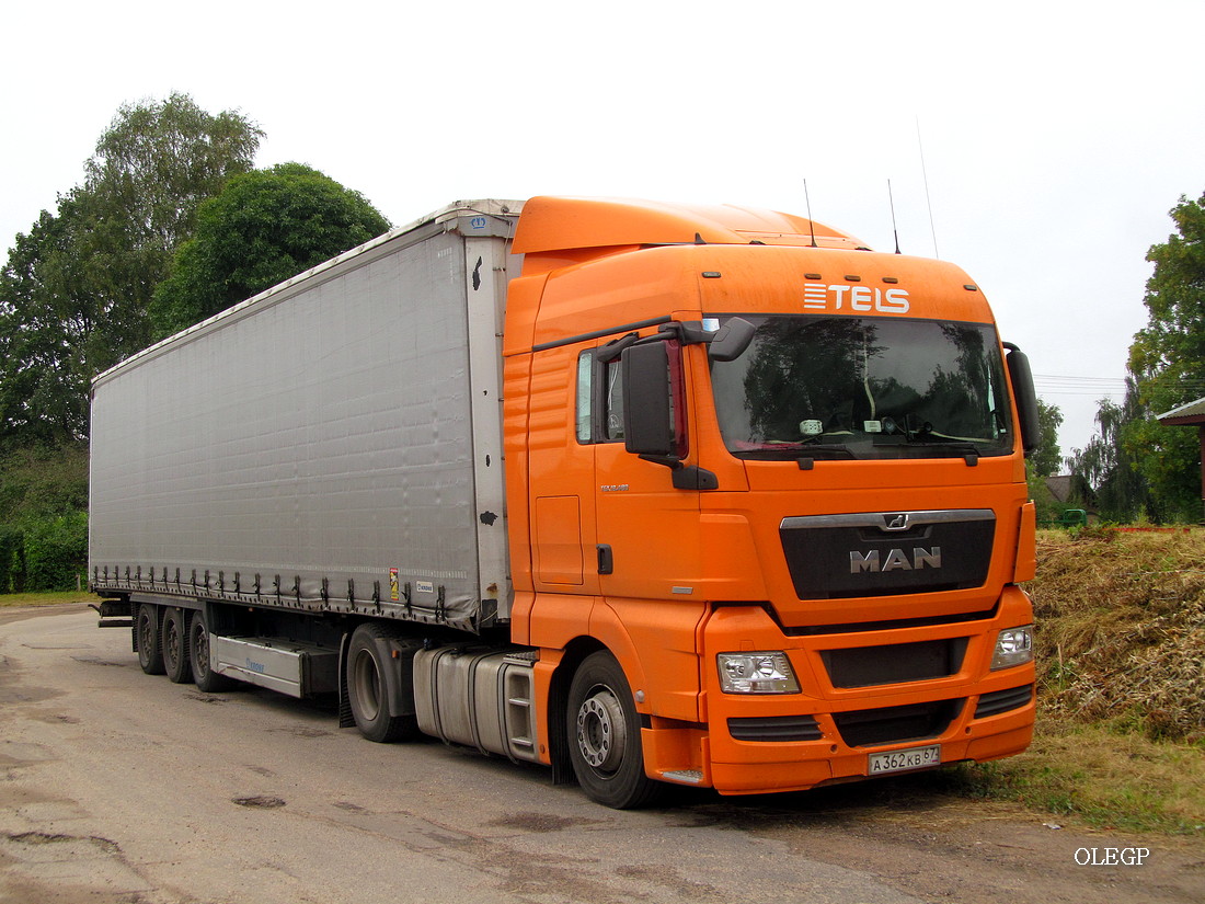 Смоленская область, № А 362 КВ 67 — MAN TGX ('2007) 18.480