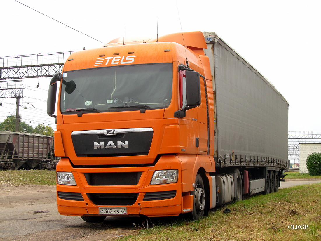 Смоленская область, № А 362 КВ 67 — MAN TGX ('2007) 18.480