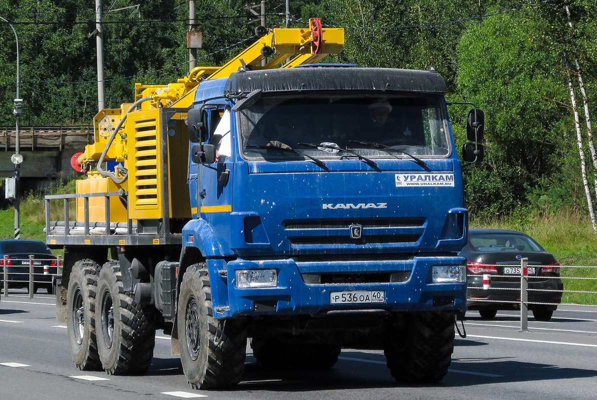 Калужская область, № Р 536 ОА 40 — КамАЗ-43118 (общая модель)