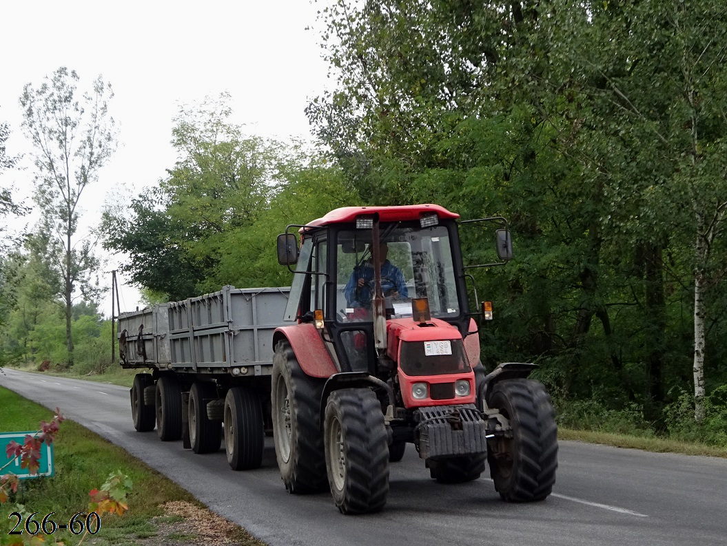 Венгрия, № YGB-454 — Беларус-820.2; Венгрия, № YFE-637 — IFA HW 80.11; Венгрия — Сбор винограда в Венгрии