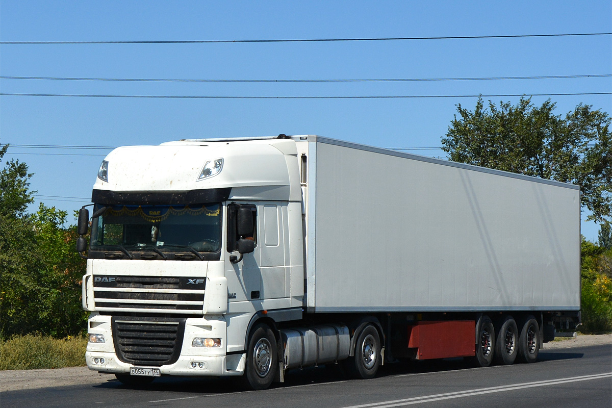 Волгоградская область, № В 055 ТУ 134 — DAF XF105 FT