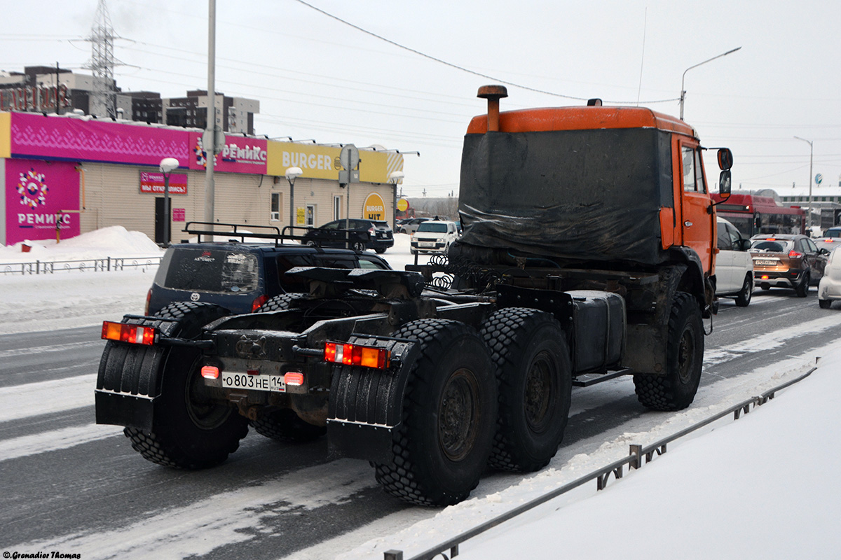 Саха (Якутия), № О 803 НЕ 14 — КамАЗ-44108 (общая модель)