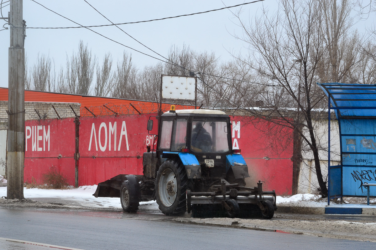 Волгоградская область, № 7246 ВЕ 34 — Беларус-82.1