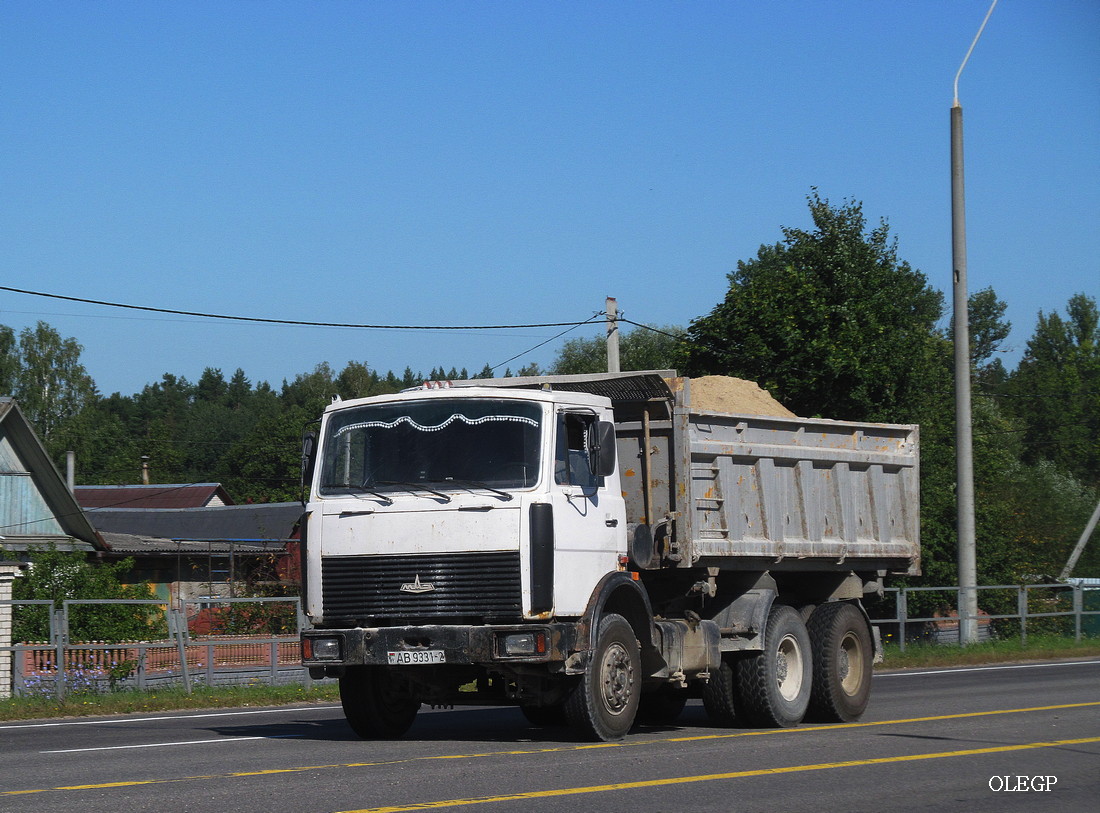 Витебская область, № АВ 9331-2 — МАЗ-5516 (общая модель)