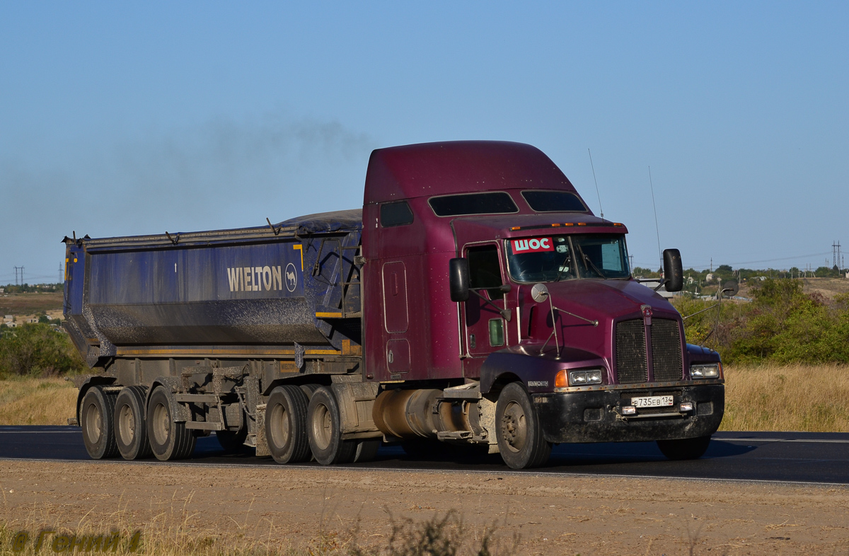 Волгоградская область, № В 735 ЕВ 134 — Kenworth T600