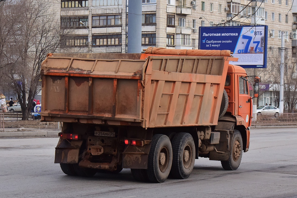 Волгоградская область, № Р 254 МН 34 — КамАЗ-6520 [652000]