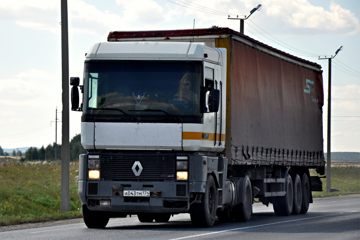 Челябинская область, № А 043 ТМ 174 — Renault Magnum AE ('1990)