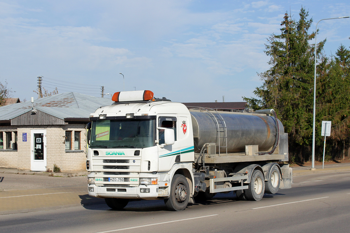 Литва, № HZO 750 — Scania ('1996) P124G