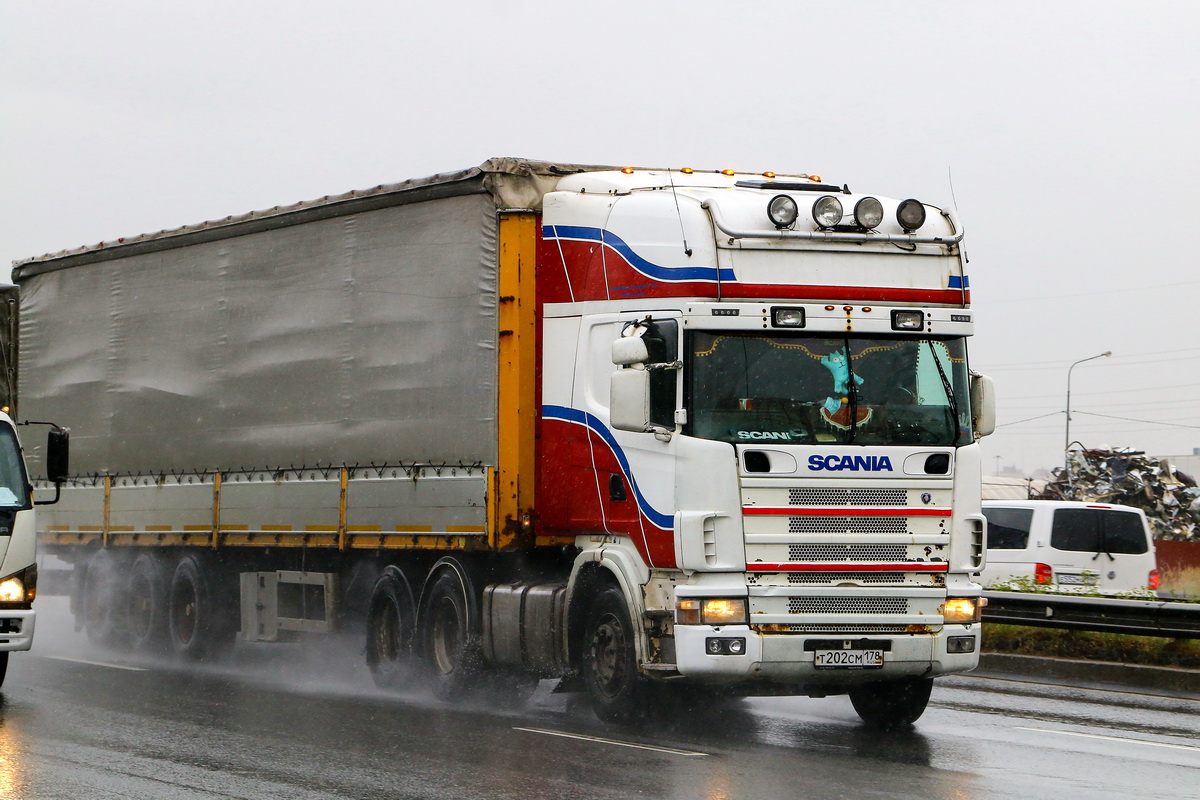 Санкт-Петербург, № Т 202 СМ 178 — Scania ('1996) R164L