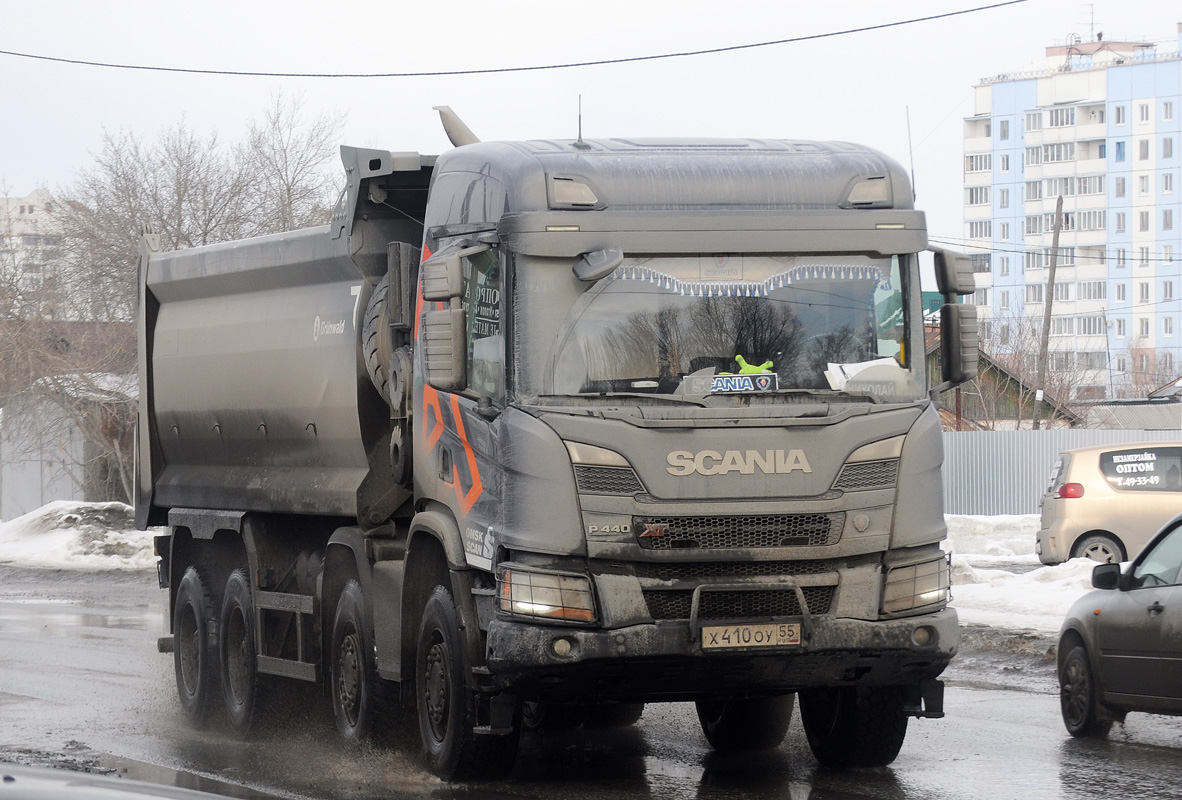 Омская область, № Х 410 ОУ 55 — Scania ('2016) P440