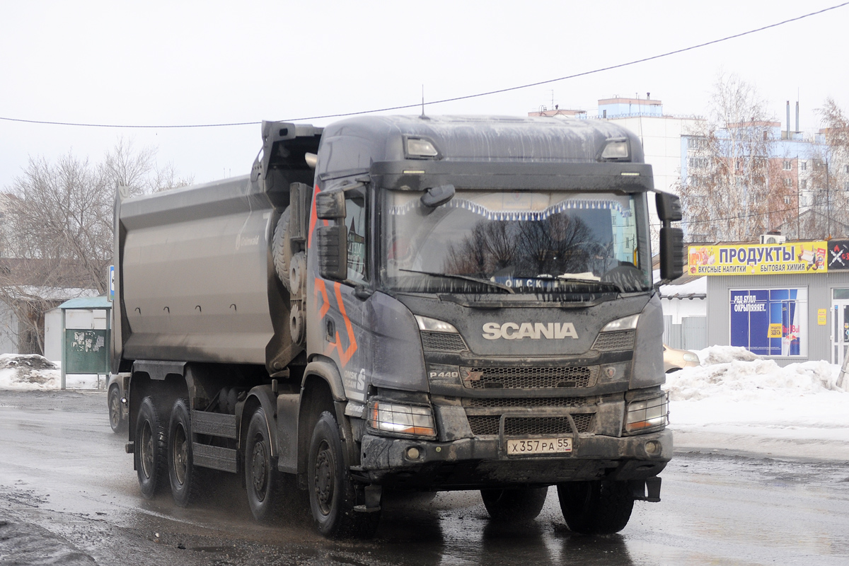 Омская область, № Х 357 РА 55 — Scania ('2016) P440