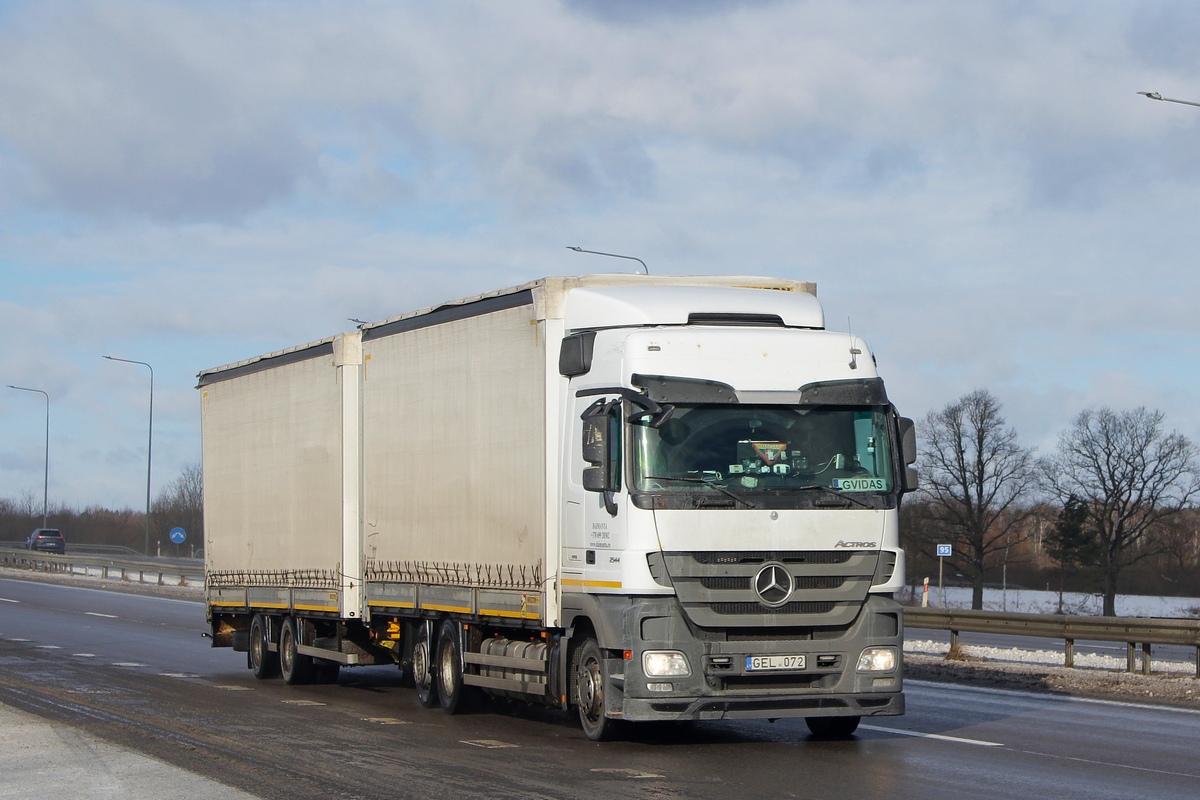 Литва, № GEL 072 — Mercedes-Benz Actros ('2009) 2544