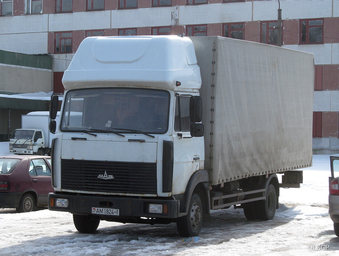 Брестская область, № АМ 1824-1 — МАЗ-4370 (общая модель)