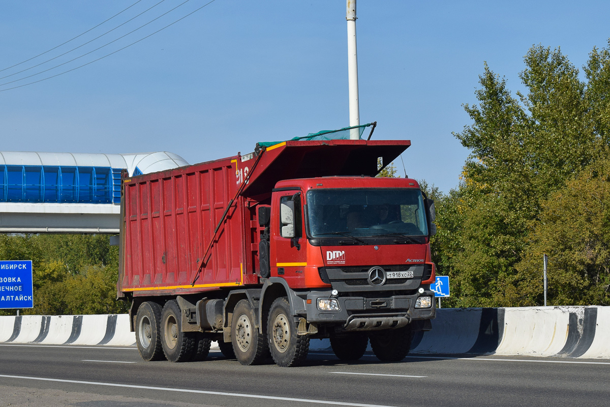 Алтайский край, № Т 918 ХС 22 — Mercedes-Benz Actros '09 4144 [Z9M]