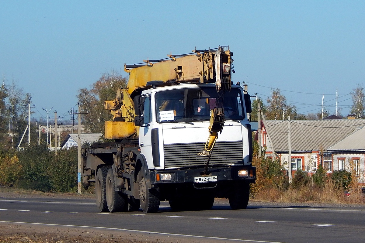 Воронежская область, № М 872 НТ 36 — МАЗ-630303