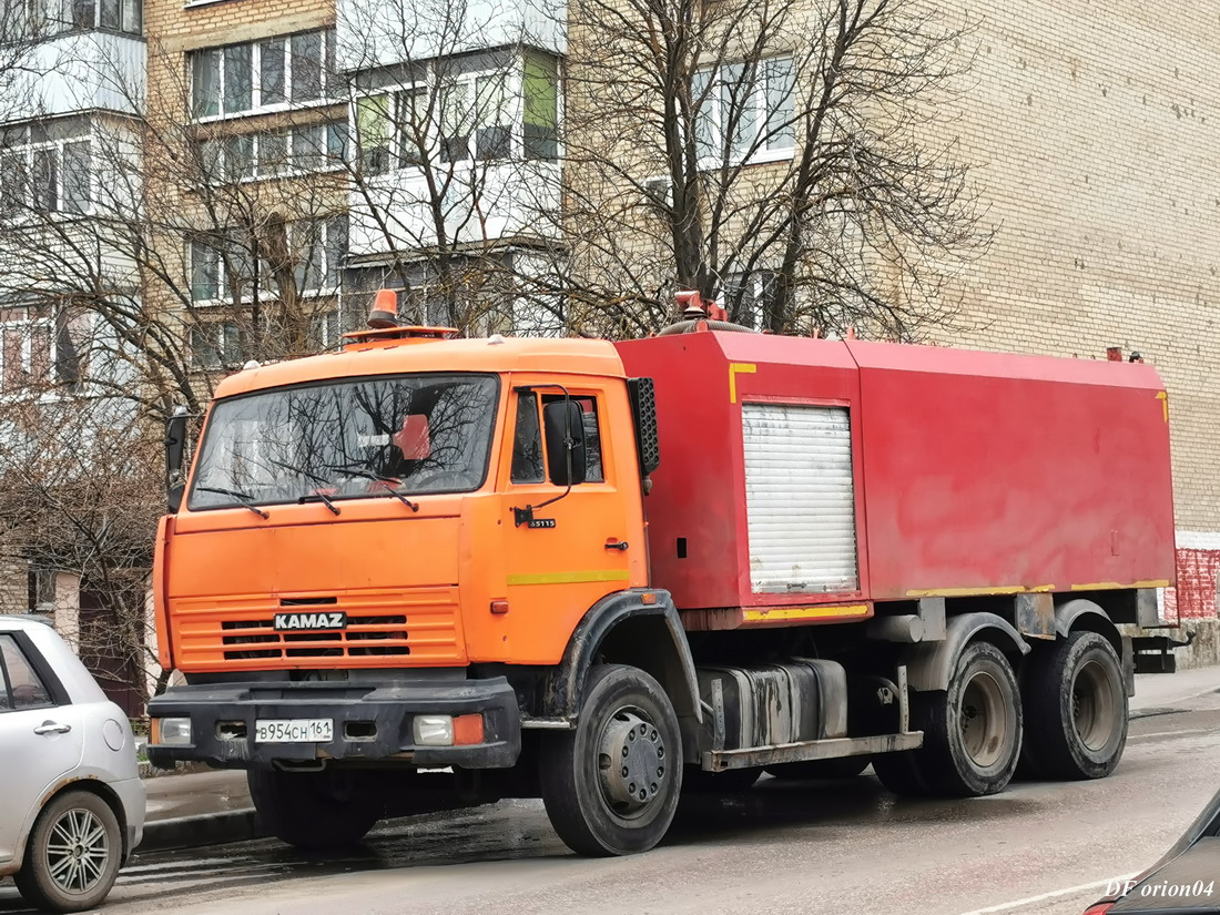 Ростовская область, № В 954 СН 161 — КамАЗ-65115 (общая модель)