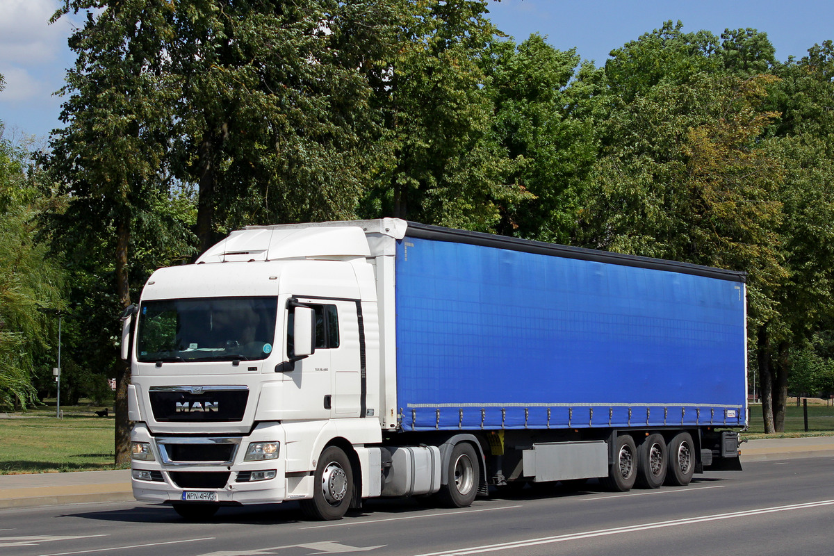 Польша, № WPN 4RV3 — MAN TGX ('2007) 18.480