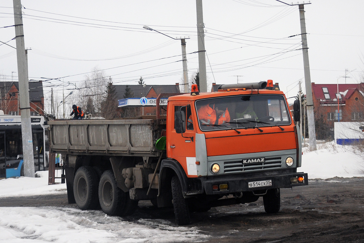 Омская область, № В 514 СХ 55 — КамАЗ-5320