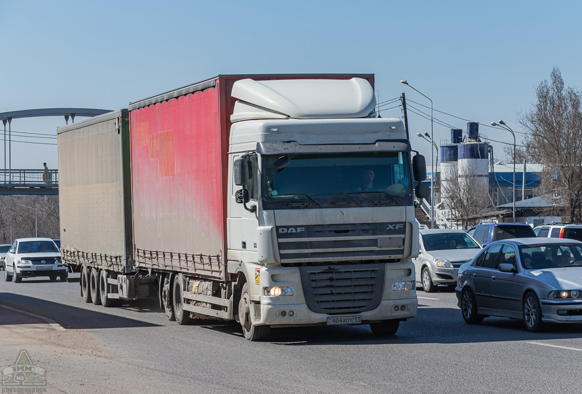 Туркестанская область, № 404 ADY 13 — DAF XF105 FAR