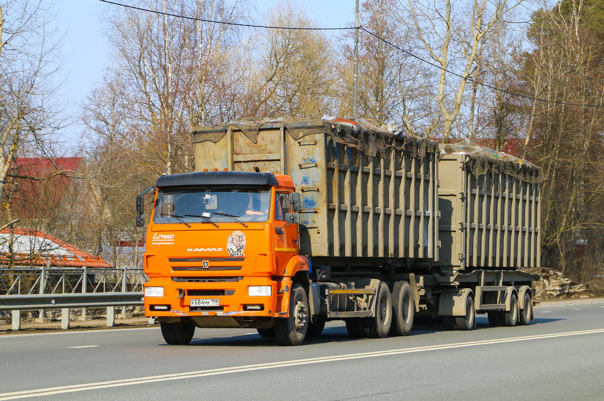 Санкт-Петербург, № К 684 МК 198 — КамАЗ-6520-53