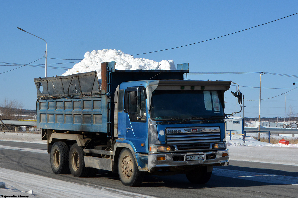 Саха (Якутия), № А 834 ЕХ 14 — Hino Profia