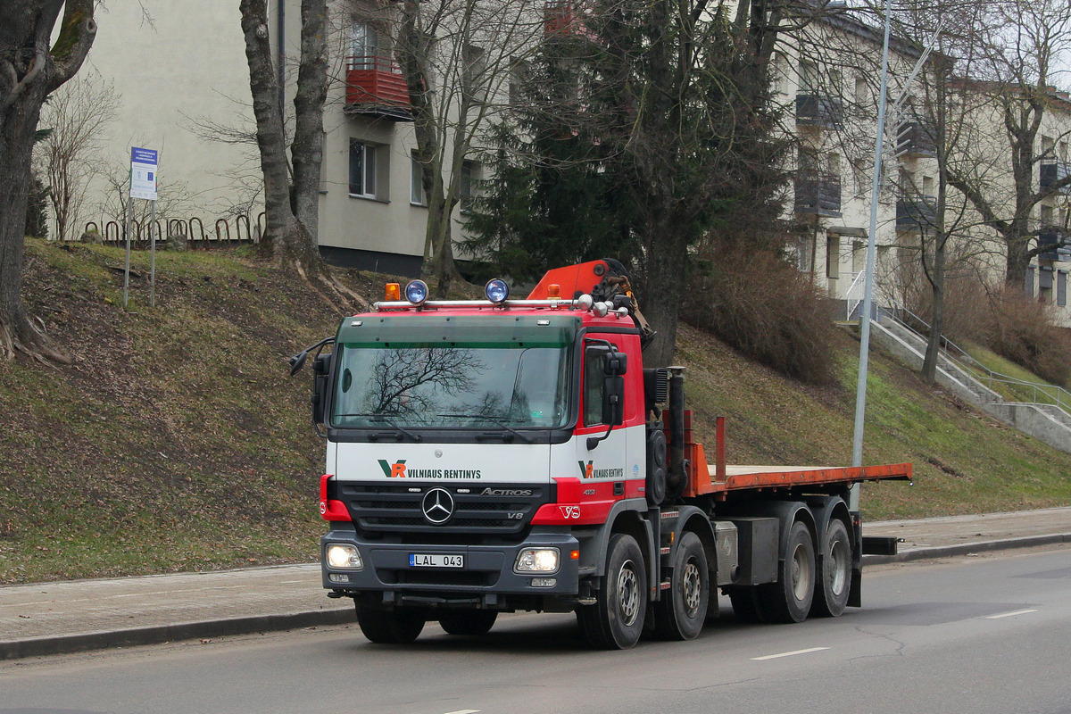 Литва, № LAL 043 — Mercedes-Benz Actros ('2003)