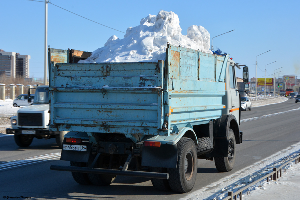 Саха (Якутия), № Т 455 МТ 14 — МАЗ-555102