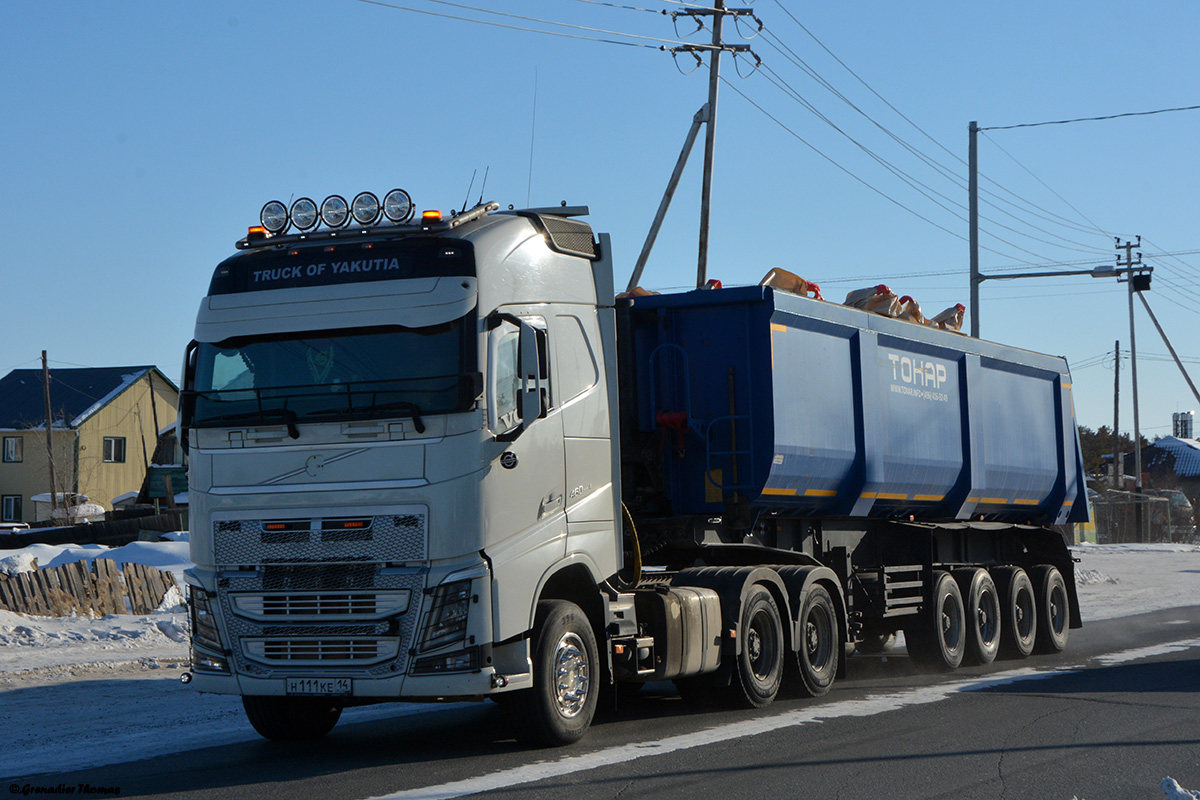 Саха (Якутия), № Н 111 КЕ 14 — Volvo ('2012) FH.460