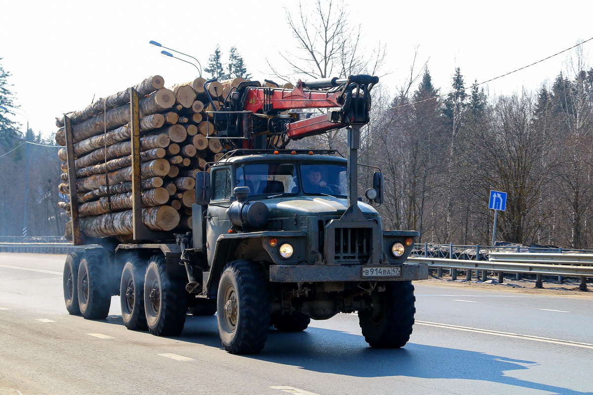 Ленинградская область, № В 914 ВА 47 — Урал-375Н