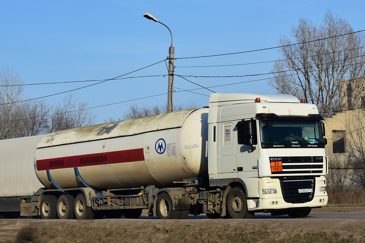 Чечня, № А 140 ОК 174 — DAF XF105 FT