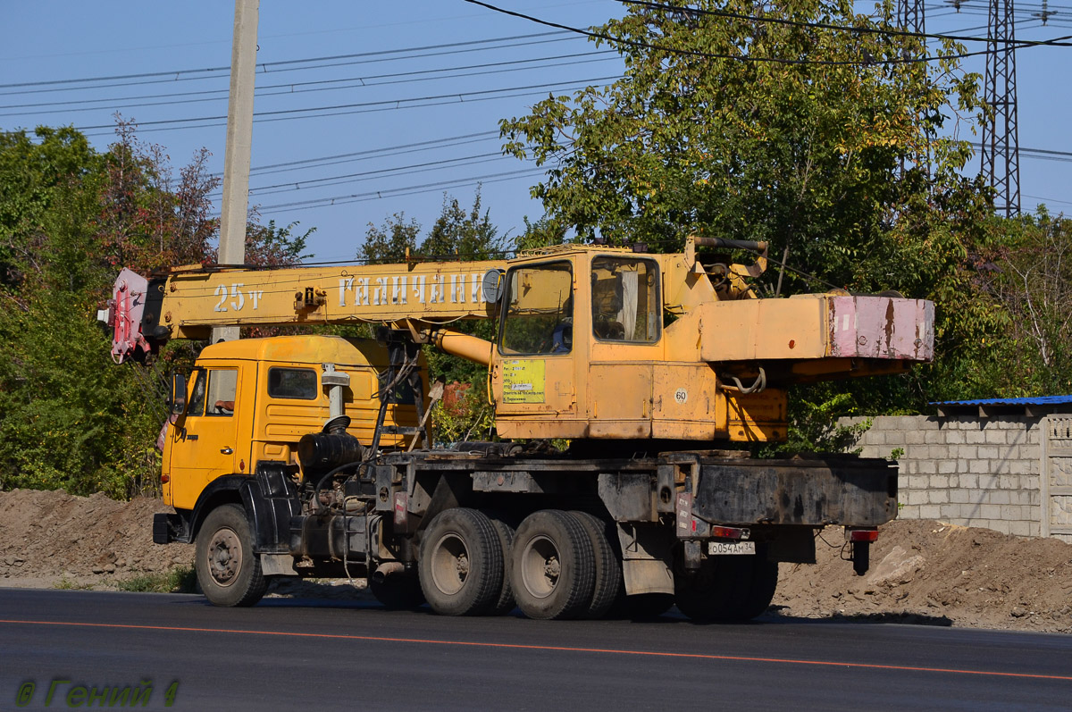 Волгоградская область, № О 054 АМ 34 — КамАЗ-55111-02 [55111C]