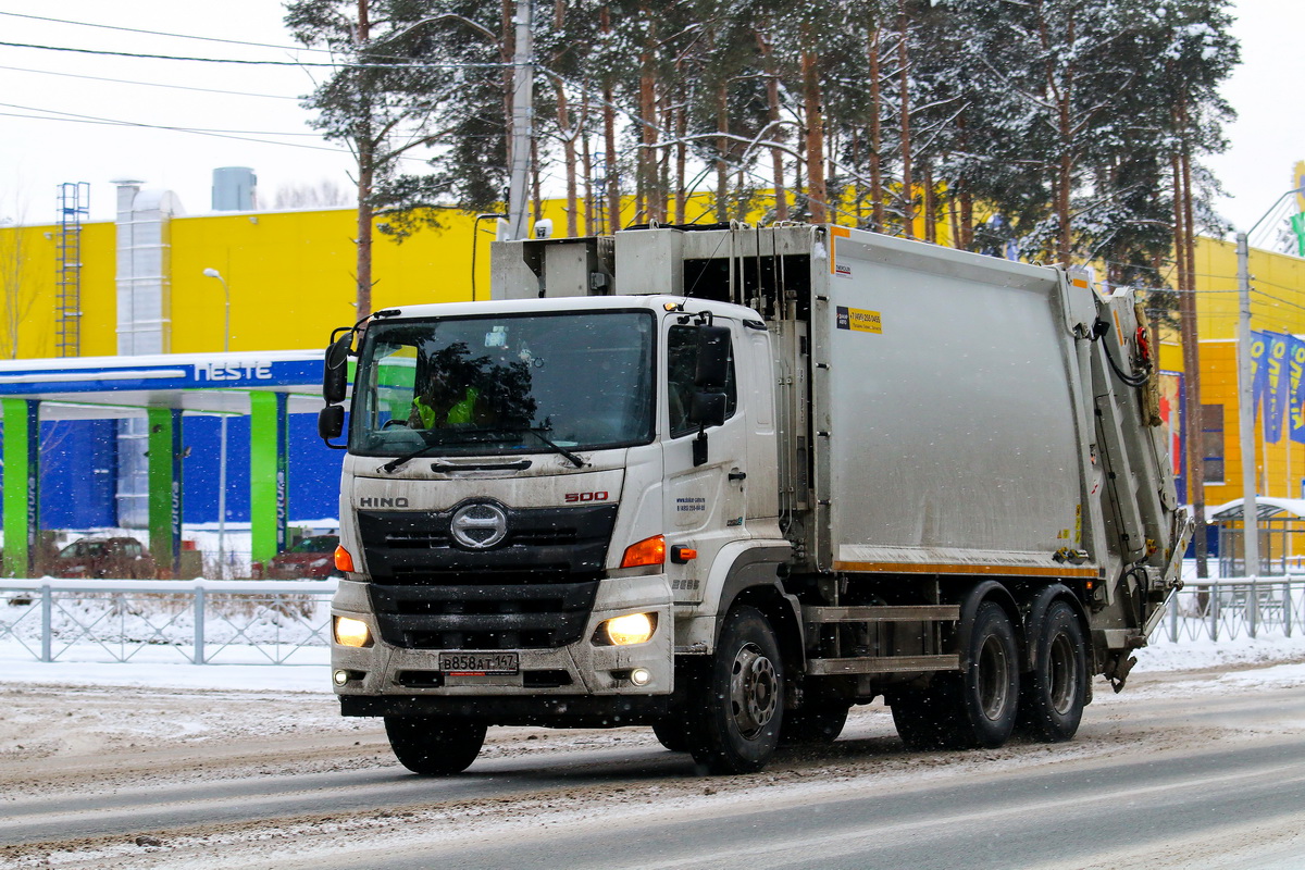 Ленинградская область, № В 858 АТ 147 — Hino 500