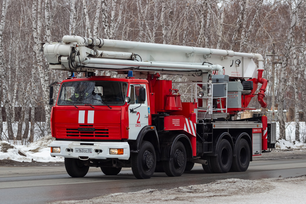 Омская область, № Н 163 ОС 55 — КамАЗ-6540-62