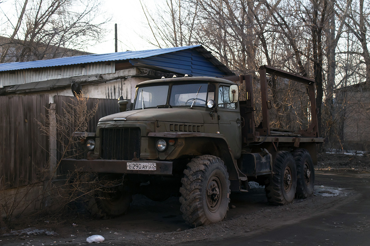 Алтайский край, № Е 290 АУ 22 — Урал-375 (общая модель)