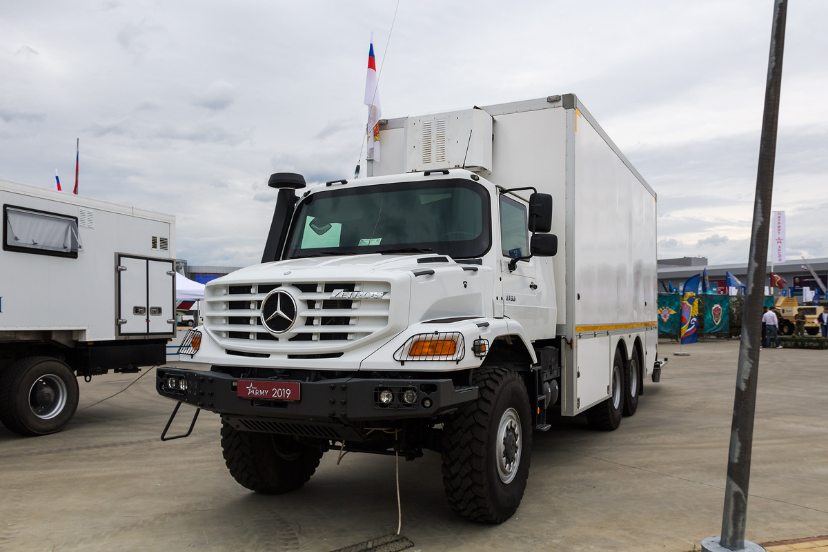 Москва, № Е 650 УН 777 — Mercedes-Benz Zetros 2733; Транспорт силовых ведомств РФ — Военно-технический форум "Армия-2019"