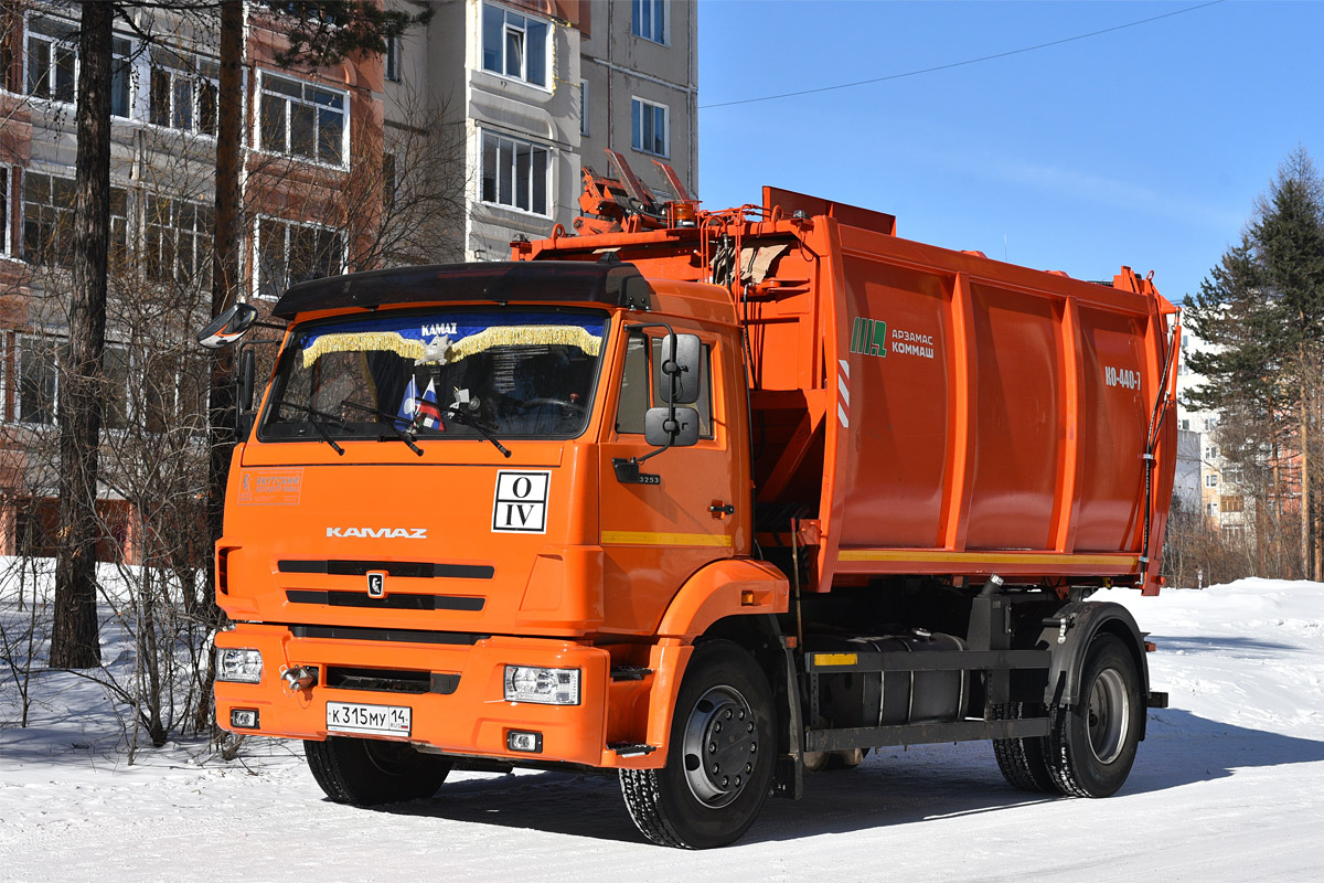 Саха (Якутия), № К 315 МУ 14 — КамАЗ-43253 (общая модель)