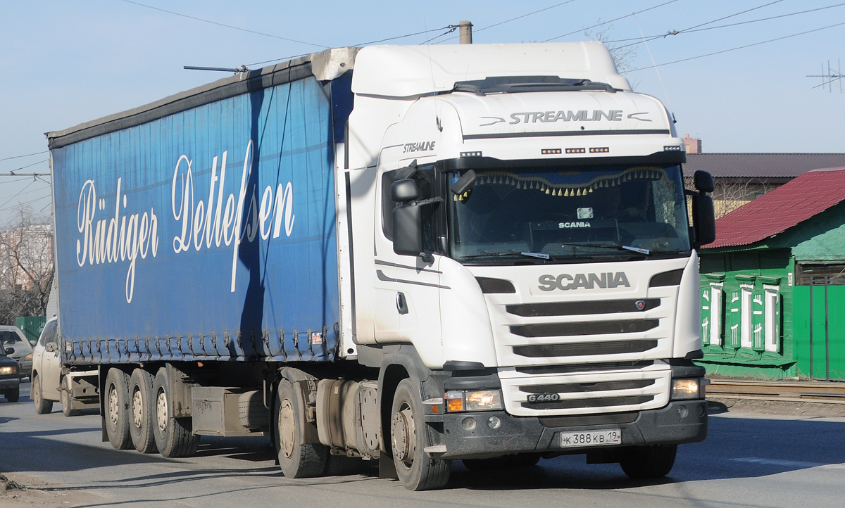 Хакасия, № К 388 КВ 19 — Scania ('2013) G440