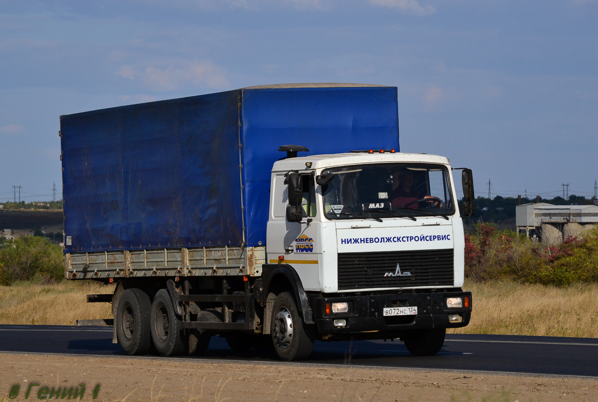 Волгоградская область, № В 072 НС 134 — МАЗ-6303A5