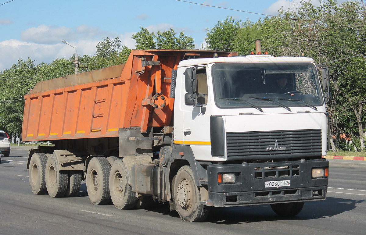 Челябинская область, № К 033 ОС 174 — МАЗ-6430A8