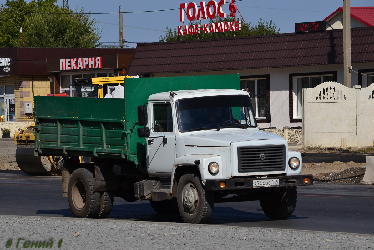 Волгоградская область, № А 755 ВС 134 — ГАЗ-3309