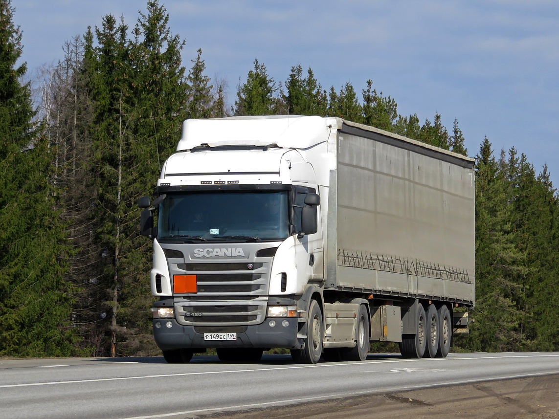 Пермский край, № Р 149 ЕС 159 — Scania ('2009) G420