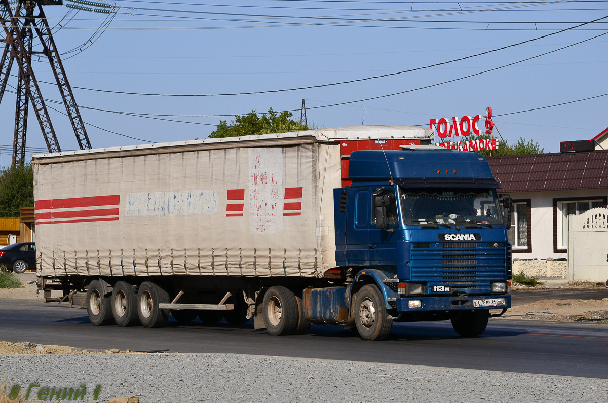 Волгоградская область, № Р 078 РК 34 — Scania (II) R113M