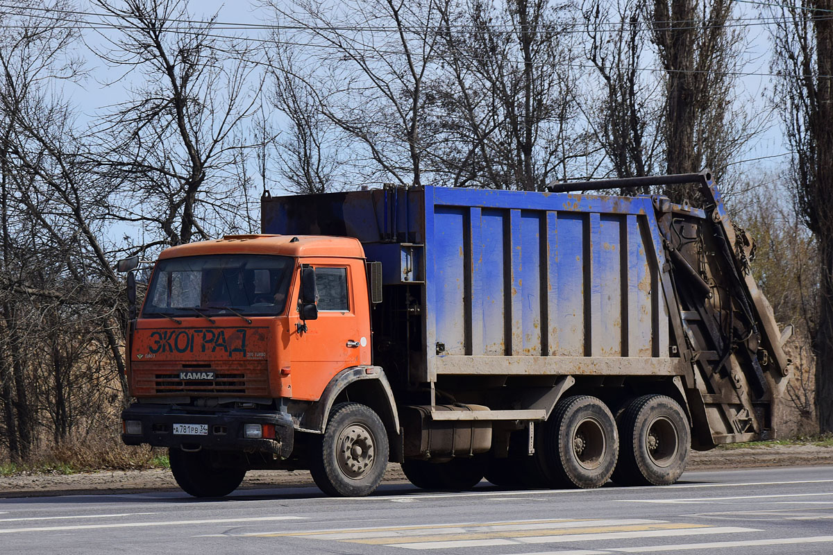 Волгоградская область, № А 781 РВ 34 — КамАЗ-65115-62