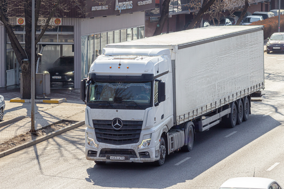 Красноярский край, № Х 663 СВ 124 — Mercedes-Benz Actros '18 1845 [Z9M]