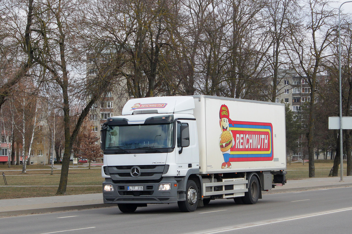 Литва, № LTF 316 — Mercedes-Benz Actros ('2009) 1836