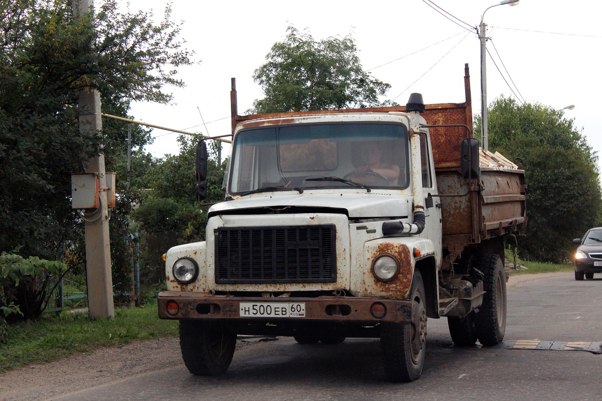 Псковская область, № Н 500 ЕВ 60 — ГАЗ-3309