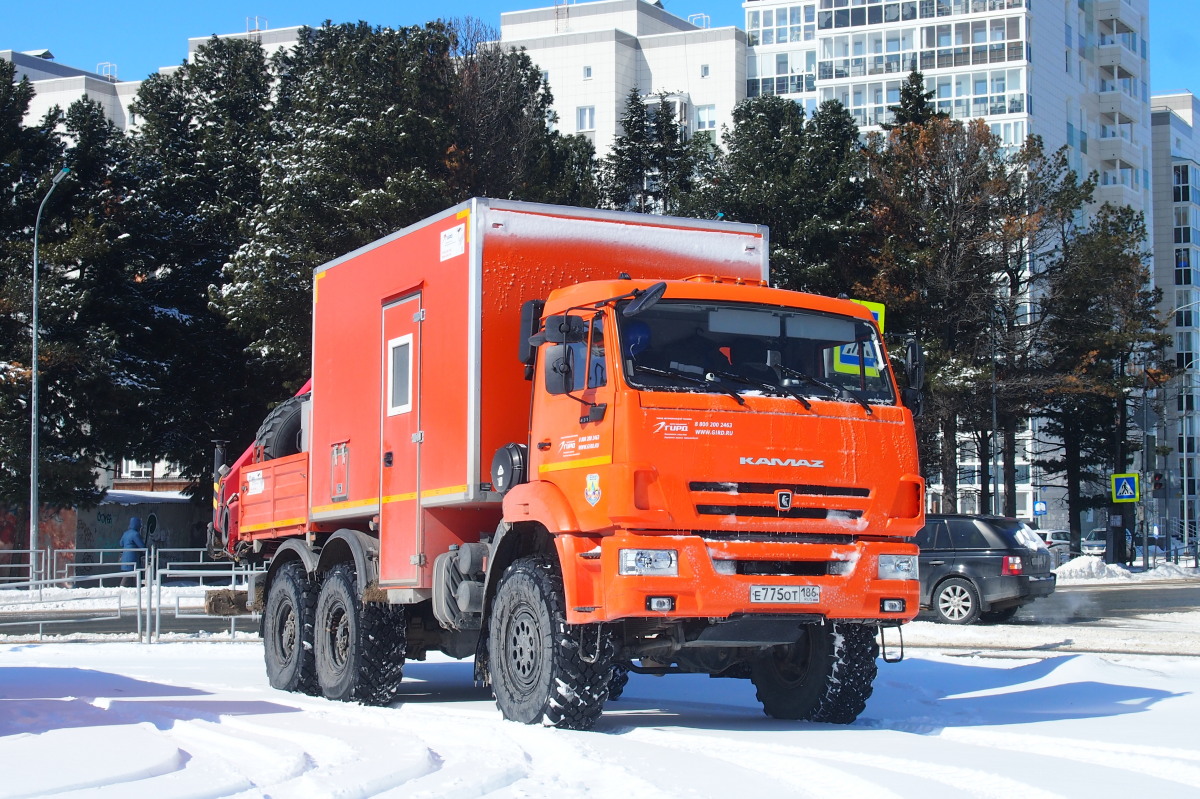 Ханты-Мансийский автоном.округ, № Е 775 ОТ 186 — КамАЗ-43118-50